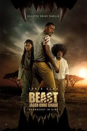 Beast 2022 poster - vegamovies, VegaMoviesv.com